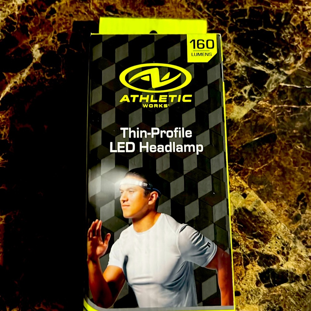 Thin-profile led lamp, 2 light modes Adjustable head piece